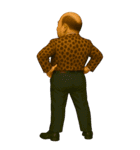 男性と女性の選択決選コラージュ（個別スタンプ：10）