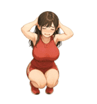 男性と女性の選択決選コラージュ（個別スタンプ：13）