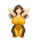 男性と女性の選択決選コラージュ（個別スタンプ：14）