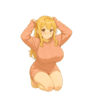 男性と女性の選択決選コラージュ（個別スタンプ：15）