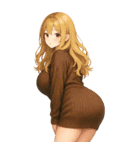 男性と女性の選択決選コラージュ（個別スタンプ：19）