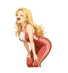 男性と女性の選択決選コラージュ（個別スタンプ：21）