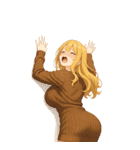 男性と女性の選択決選コラージュ（個別スタンプ：23）