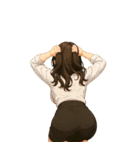 男性と女性の選択決選コラージュ（個別スタンプ：27）