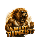 大絶叫ライオン！！（個別スタンプ：6）