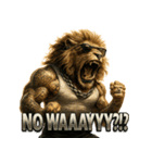 大絶叫ライオン！！（個別スタンプ：11）