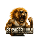 大絶叫ライオン！！（個別スタンプ：17）