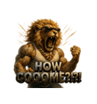 大絶叫ライオン！！（個別スタンプ：19）