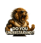 大絶叫ライオン！！（個別スタンプ：20）