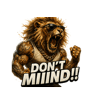 大絶叫ライオン！！（個別スタンプ：21）