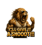 大絶叫ライオン！！（個別スタンプ：29）