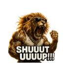 大絶叫ライオン！！（個別スタンプ：30）