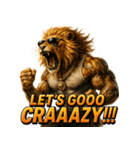 大絶叫ライオン！！（個別スタンプ：36）