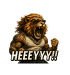 大絶叫ライオン！！（個別スタンプ：38）