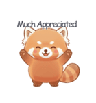 English敬語レッサーパンダ（個別スタンプ：3）