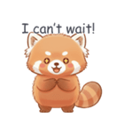 English敬語レッサーパンダ（個別スタンプ：12）