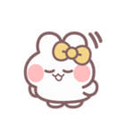 秋を生きるうしゃぎ！！ 黄色（個別スタンプ：11）