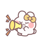 秋を生きるうしゃぎ！！ 黄色（個別スタンプ：20）