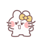 秋を生きるうしゃぎ！！ 黄色（個別スタンプ：24）