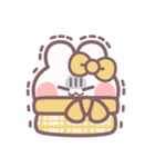秋を生きるうしゃぎ！！ 黄色（個別スタンプ：31）