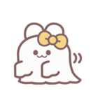 秋を生きるうしゃぎ！！ 黄色（個別スタンプ：40）