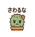 ゆるっとサボテンさんのきまぐれ日和（個別スタンプ：1）