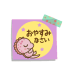 ❤️付箋の日常セット♡BABYディノ（個別スタンプ：22）