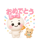 【るるものやさしいじかん♡】Withくまさん（個別スタンプ：14）