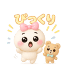 【るるものやさしいじかん♡】Withくまさん（個別スタンプ：31）