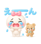 【るるものやさしいじかん♡】Withくまさん（個別スタンプ：34）