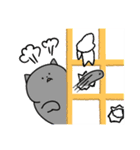 猫飼いさんが目にする日常（ヘソ天多め）（個別スタンプ：17）