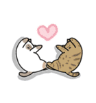 猫飼いさんが目にする日常（ヘソ天多め）（個別スタンプ：24）