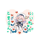 絵描きの子スタンプ（個別スタンプ：1）