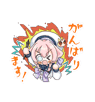 絵描きの子スタンプ（個別スタンプ：4）
