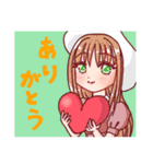 絵描きの子スタンプ（個別スタンプ：8）
