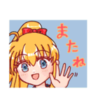 絵描きの子スタンプ（個別スタンプ：9）