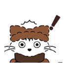 ダウンを着た動物たち 秋冬 英語 english（個別スタンプ：25）