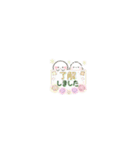 【夏＆雨】ちっちゃすぎる♡おもちのきもち（個別スタンプ：5）