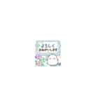 【夏＆雨】ちっちゃすぎる♡おもちのきもち（個別スタンプ：8）