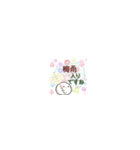 【夏＆雨】ちっちゃすぎる♡おもちのきもち（個別スタンプ：10）