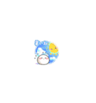 【夏＆雨】ちっちゃすぎる♡おもちのきもち（個別スタンプ：29）