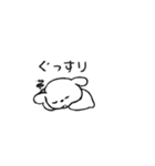 日常で使える！ 白犬スタンプˊꈊˋ（個別スタンプ：5）