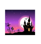 動く！ハロウィン 2【アレンジ用】（個別スタンプ：1）