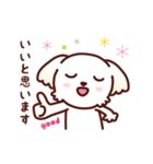 マルチーズ_モモのやさしい心（個別スタンプ：2）