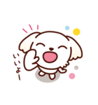 マルチーズ_モモのやさしい心（個別スタンプ：12）