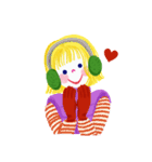 みんなのハッピースタンプ❤️冬バージョン（個別スタンプ：4）