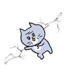 灰色キャットの高貴な生活（個別スタンプ：8）