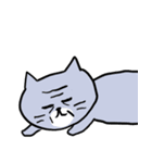 灰色キャットの高貴な生活（個別スタンプ：10）