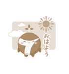 「ここちぃ」（セピアver.）（個別スタンプ：35）