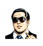 男全振り ビジネス王4【無言の色気編】（個別スタンプ：8）